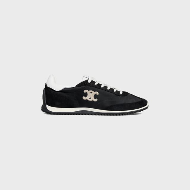 CELINE RACER SNEAKER IN NYLON, SUEDE CALFSKIN AND CALFSKIN