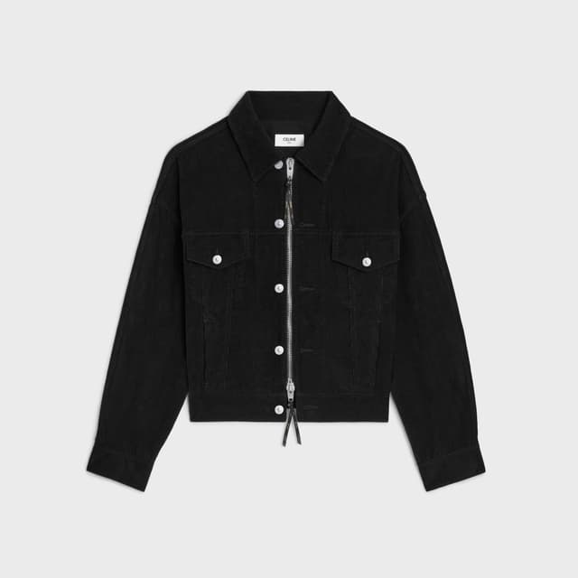 CELINE trucker jacket IN corduroy