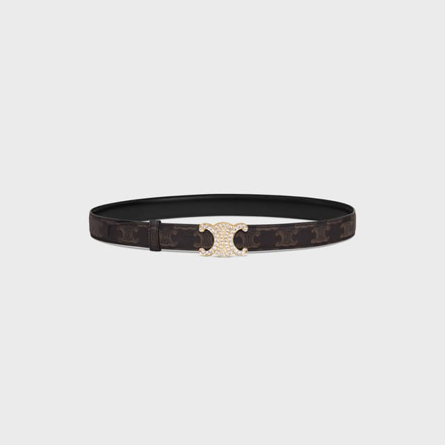 CELINE TRIOMPHE BUCKLE & REVERSIBLE STRAP 25MM