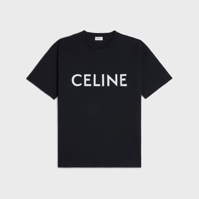 CELINE CELINE LOOSE T-SHIRT IN COTTON JERSEY