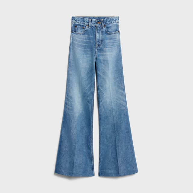 CELINE flare jeans 003 IN cotton twill