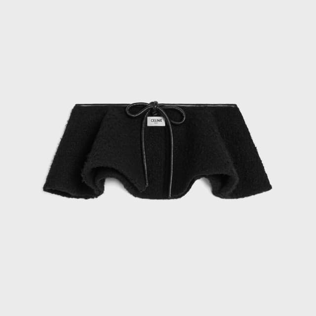 CELINE peplum IN cashmere and wool natté