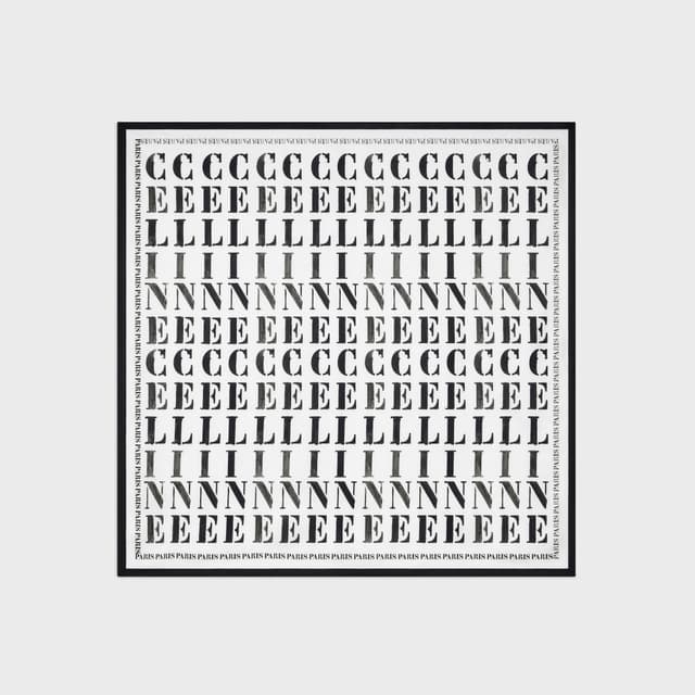 CELINE square IN silk twill