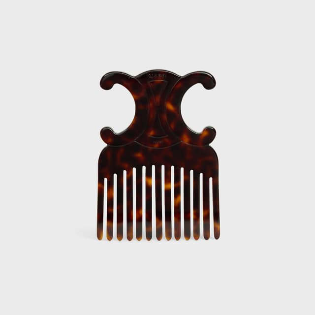 CELINE Triomphe Hair Comb in acetate