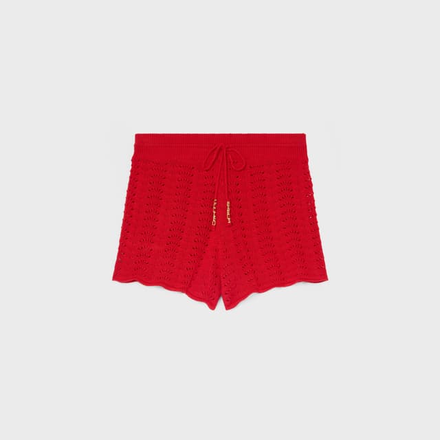 CELINE mini shorts IN cotton pointelle