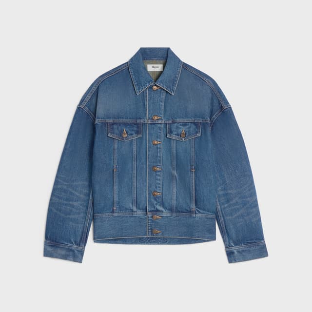 CELINE jacket IN rigid denim
