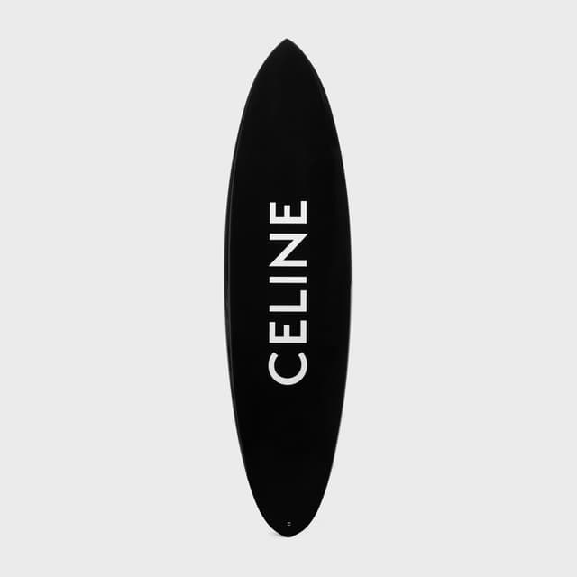 CELINE Surfboard in Fiberglass with celine logo in resin