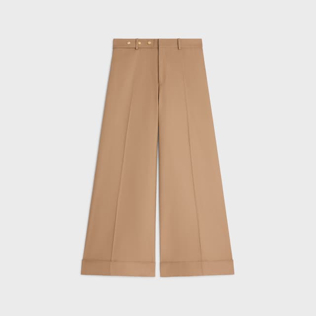 CELINE docks trousers IN cotton twill