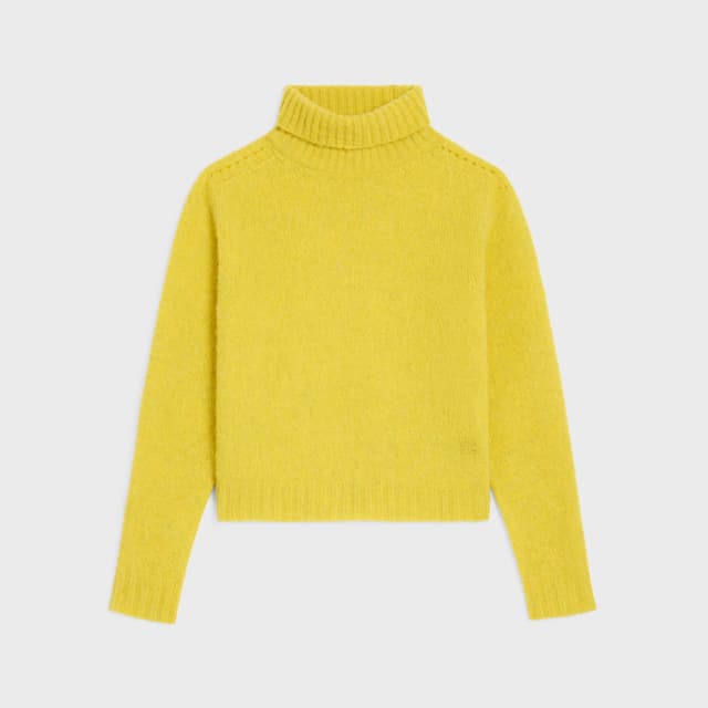 CELINE turtleneck sweater IN SHETLAND WOOL