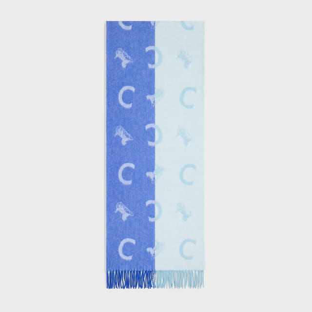 CELINE scarf IN wool and cashmere