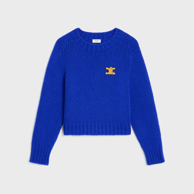 CELINE crewneck sweater IN cashmere and silk