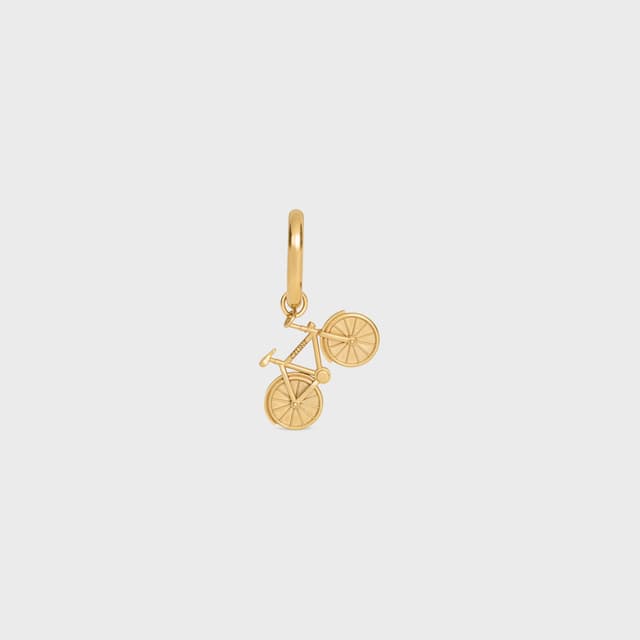 CELINE CHARMS BIKE IN BRASS WITH GOLD FINISH