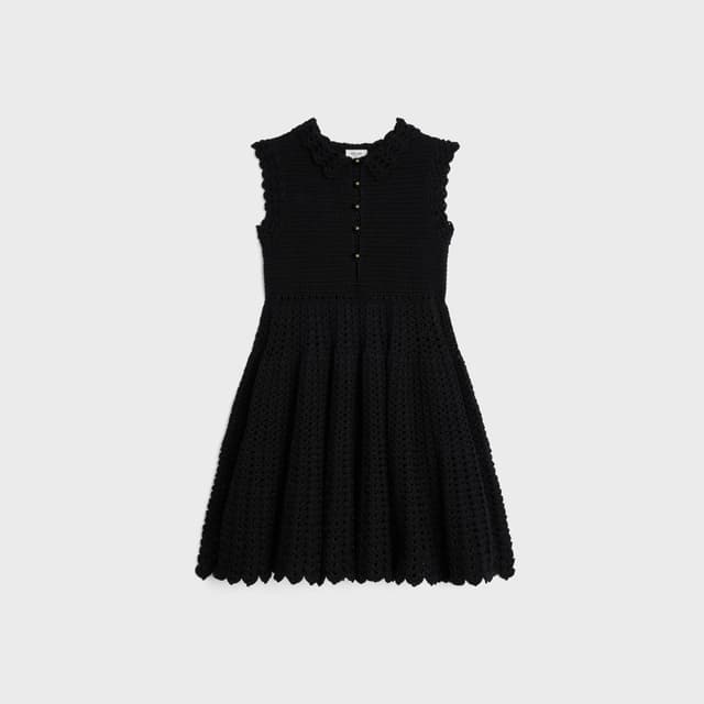 CELINE mini dress IN cotton crochet