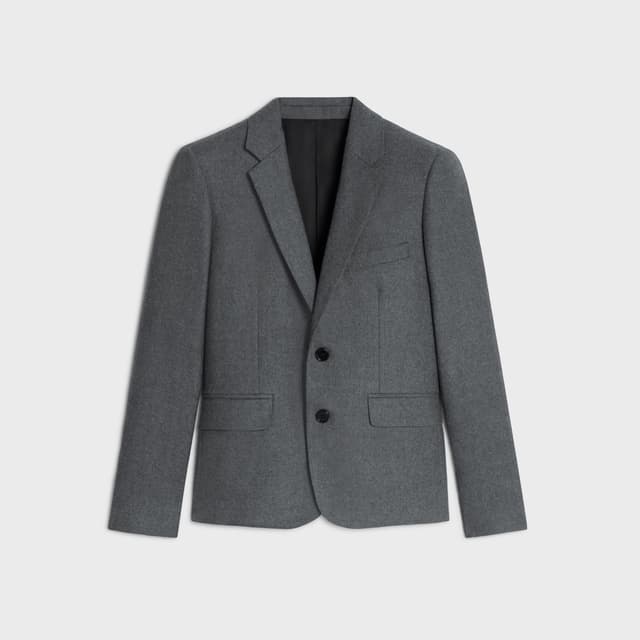 CELINE Campbell jacket in flannel twill