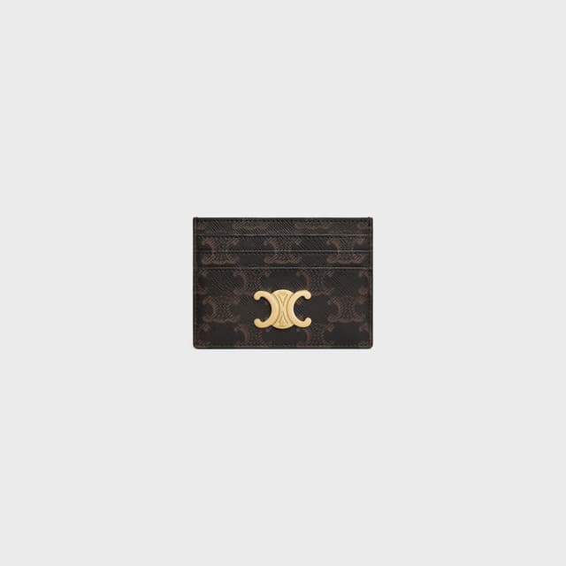 CELINE CARD HOLDER TRIOMPHE IN Triomphe Canvas
