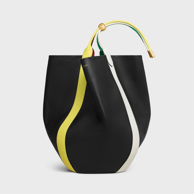 CELINE LARGE DROP BUCKET BAG IN SMOOTH CALFSKIN