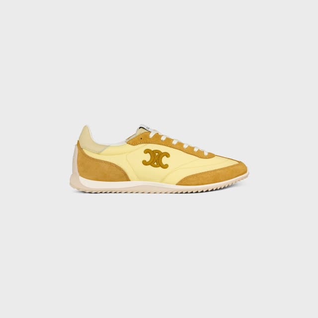 CELINE RACER SNEAKER IN NYLON, SUEDE CALFSKIN AND CALFSKIN