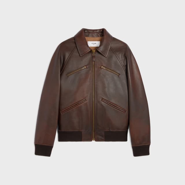 CELINE bomber jacket IN CALFSKIN