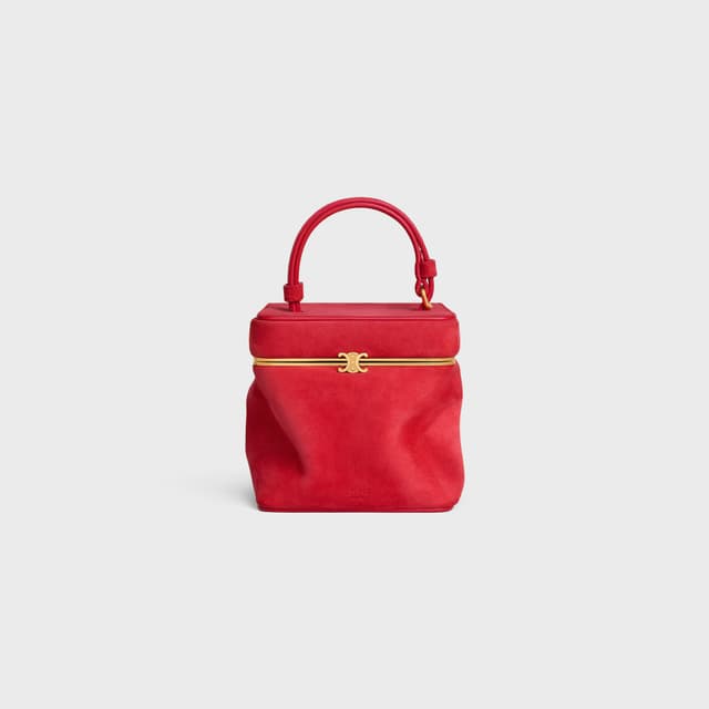 CELINE CUBE IN SUEDE GOATSKIN