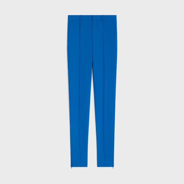 CELINE slim trousers IN stretch wool gabardine