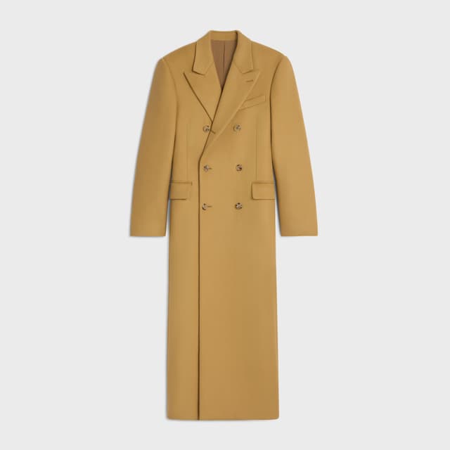 CELINE colonne coat IN DOUBLE FACE CASHMERE