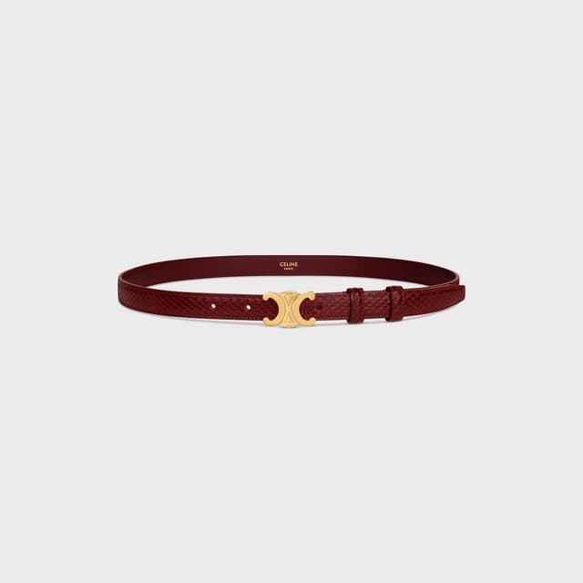 CELINE Triomphe Belt 18MM IN Python