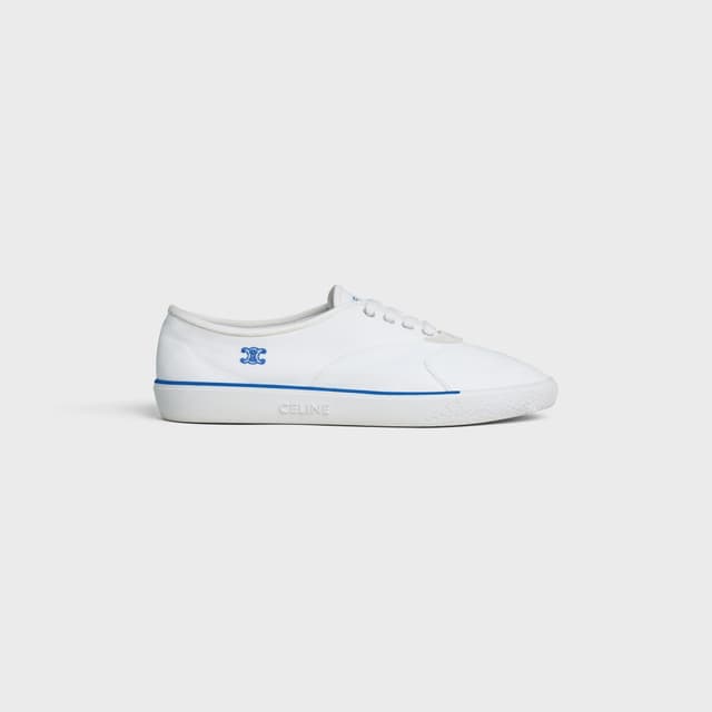 CELINE ALAN SNEAKER IN CANVAS AND SUEDE CALFSKIN