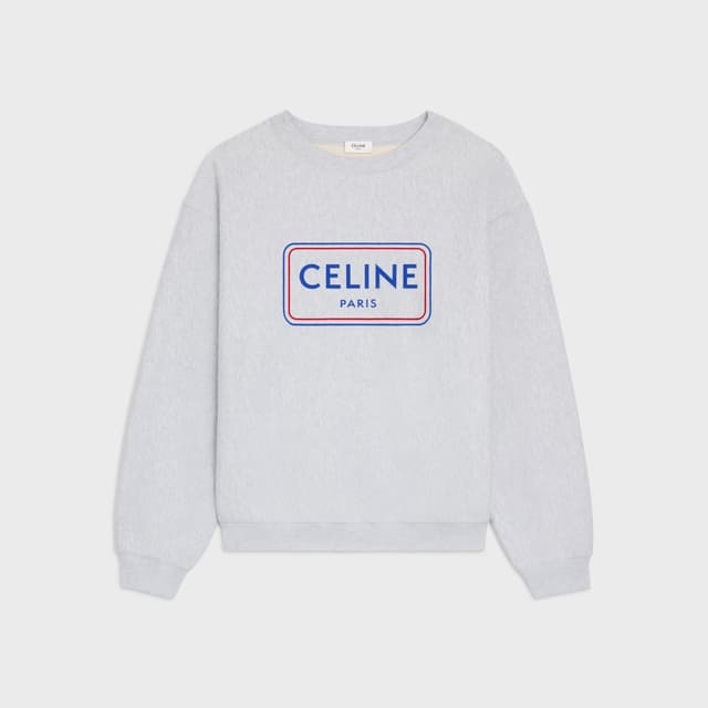 CELINE loose sweatshirt IN cotton fleece