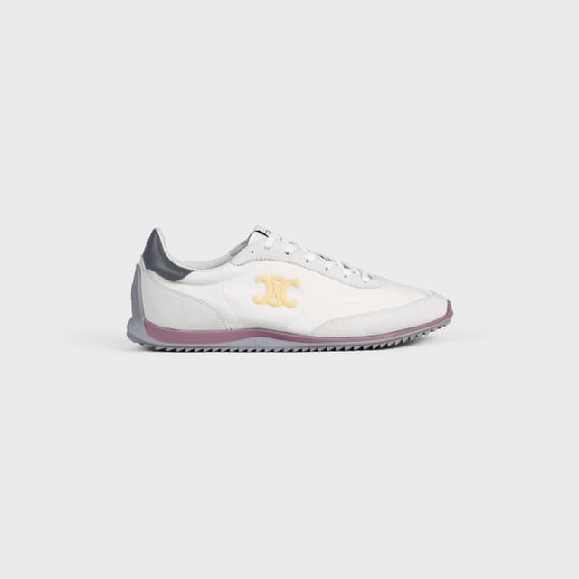 CELINE RACER SNEAKER IN NYLON, SUEDE CALFSKIN AND CALFSKIN