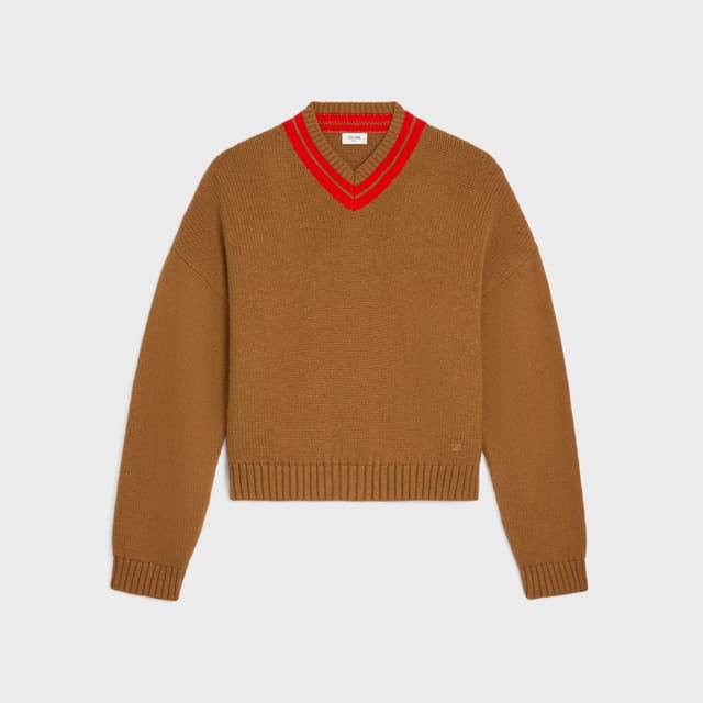 CELINE v-neck sweater IN cashmere