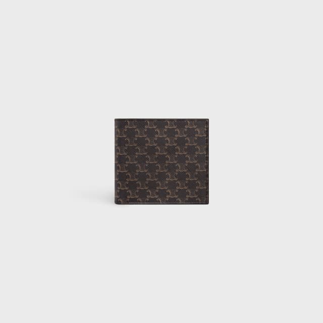 CELINE Bi-fold card holder IN Triomphe Canvas