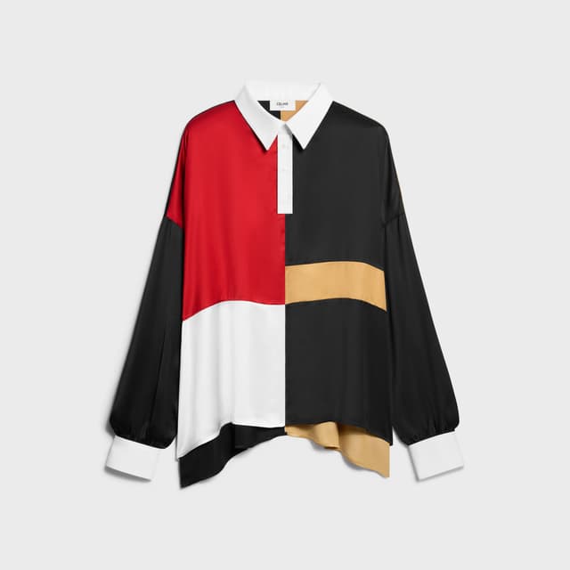CELINE polo shirt IN viscose satin