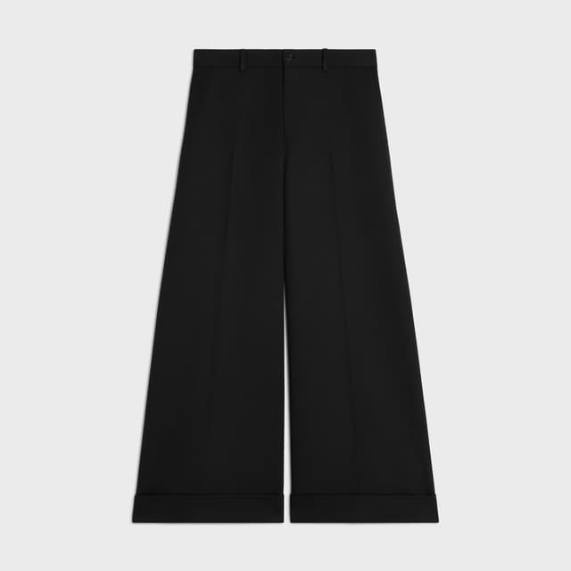 CELINE dock trousers IN wool and mohair gabardine