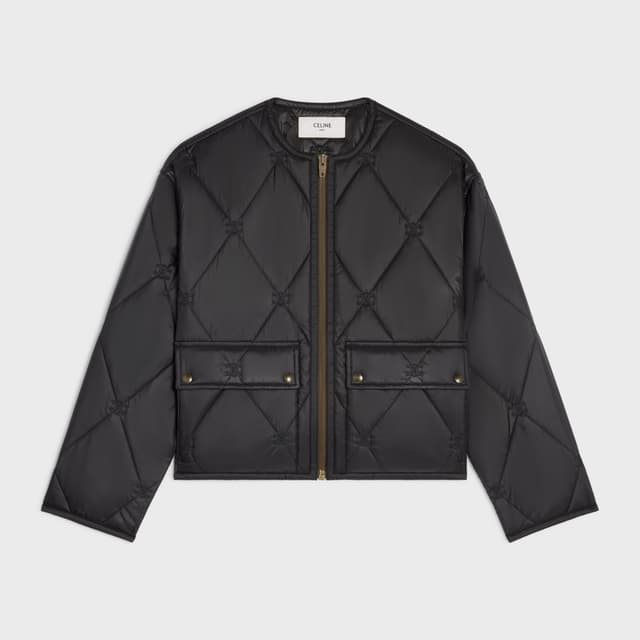 CELINE quilted jacket IN light nylon