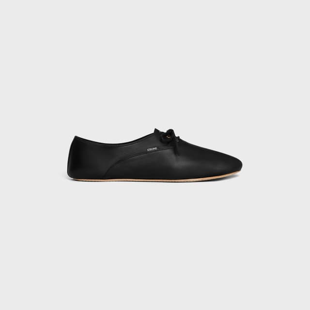 CELINE BALLET LACE-UP SHOE IN LAMBSKIN