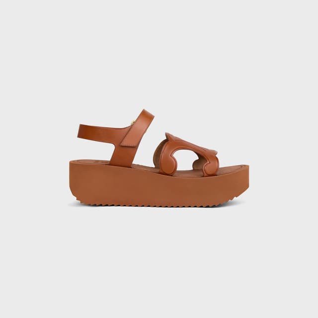 CELINE SUNNY SANDAL IN Calfskin - Vegetal Tanning