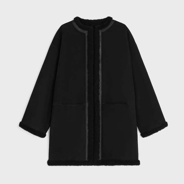 CELINE coat IN suede