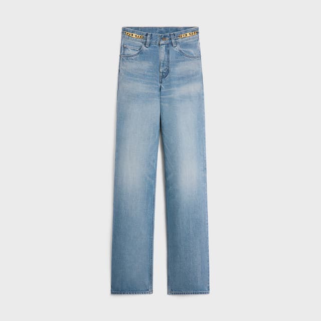 CELINE kitty jeans in pismo wash denim