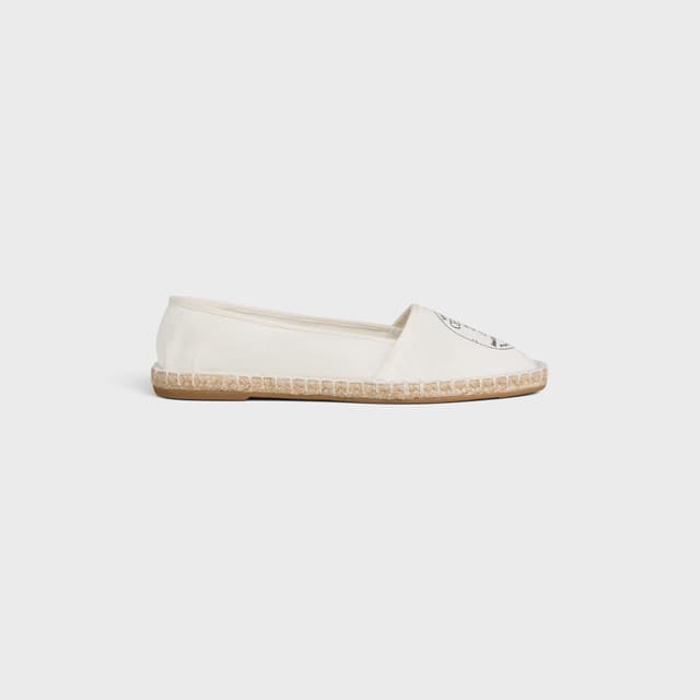 CELINE MAISON CELINE ESPADRILLE IN CANVAS