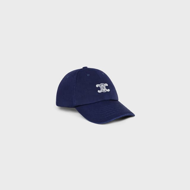 CELINE vivienne cap IN cotton twill