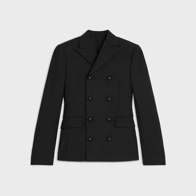 CELINE cavaliere jacket IN stretch wool gabardine