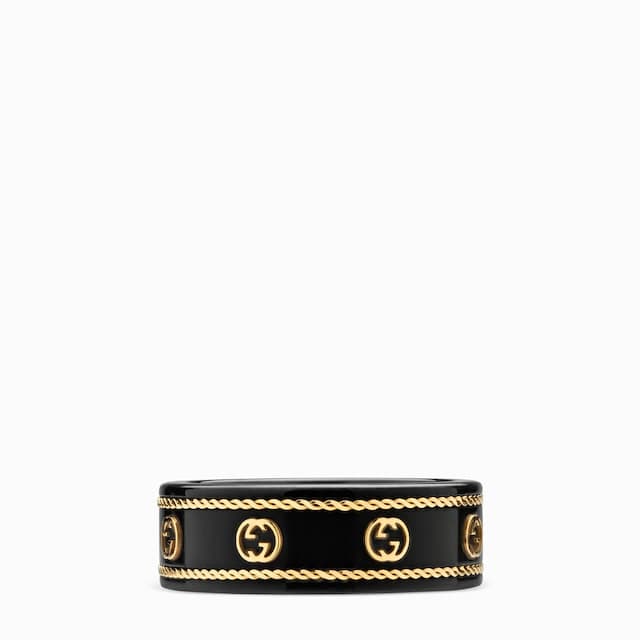 Gucci Icon 18k ring with Interlocking G