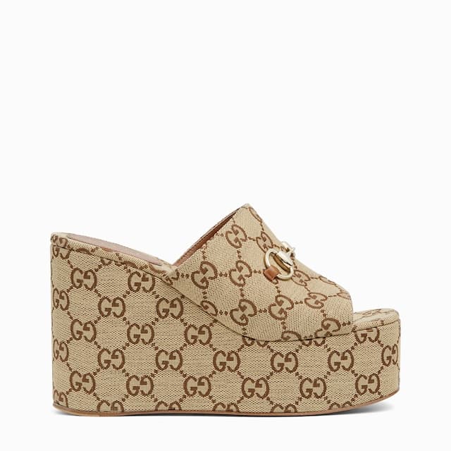 Gucci Women's wedge sandal with Horsebit£725