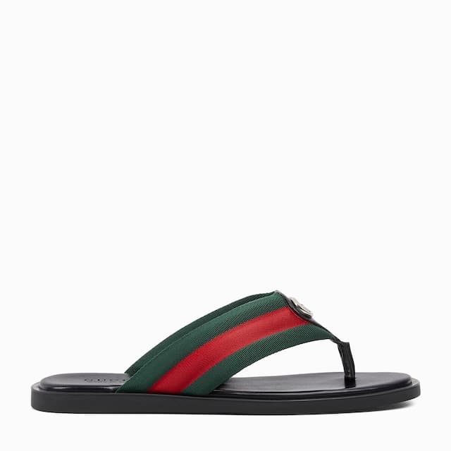 Gucci 남성 인터로킹 G T-스트랩 샌들₩1,180,000