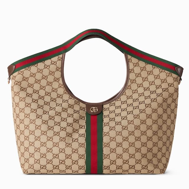 Gucci Personalize with initialsGucci Giglio large tote bag