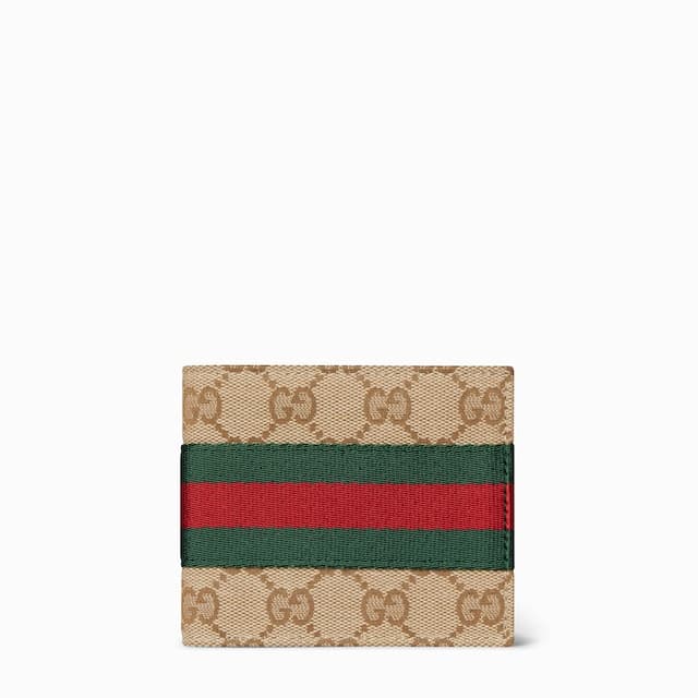 Gucci Personalize with initialsBi-fold wallet with Web