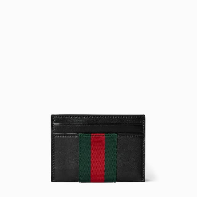 Gucci Web Trademark card case