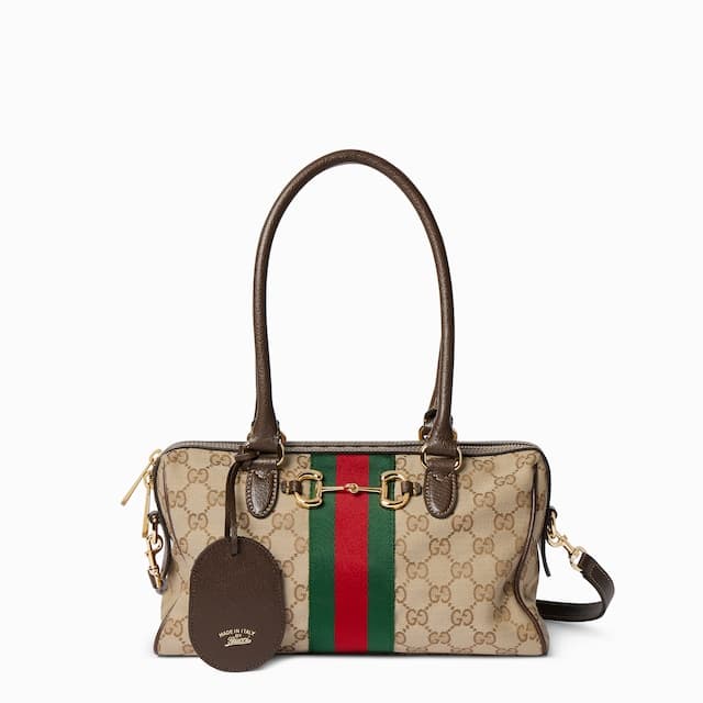 Gucci Personalise with initialsBorsetto medium boston bag£1,950