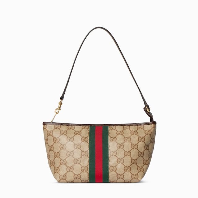 Gucci Small pouch with strap and Web
