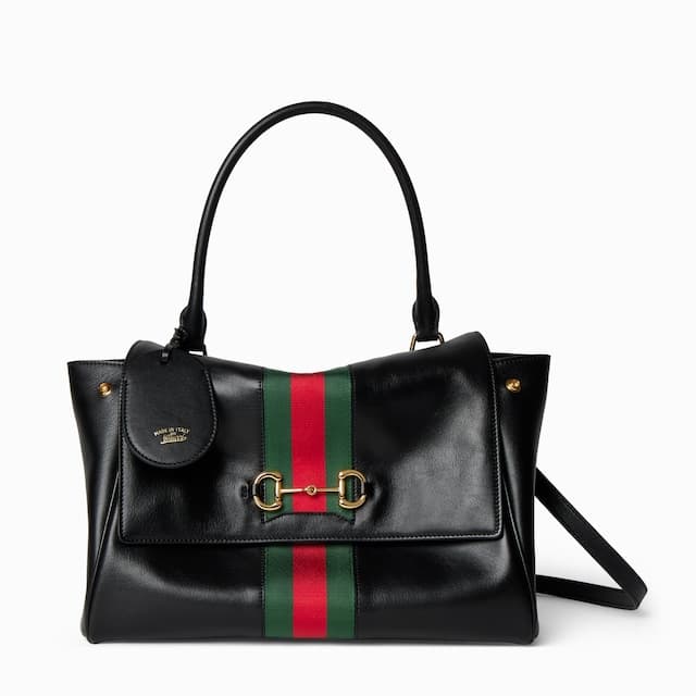 Gucci Personalize with initialsPaparazzo medium top handle bag